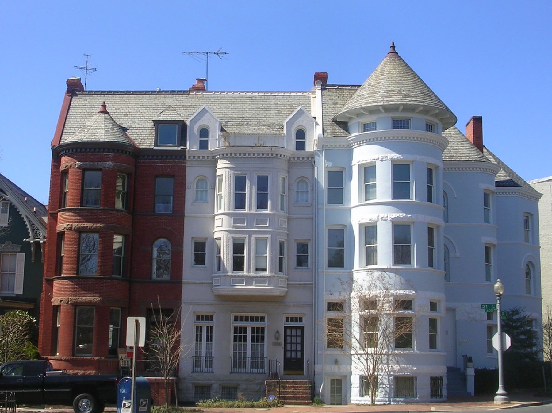 Victorian houses on 31st Street NW