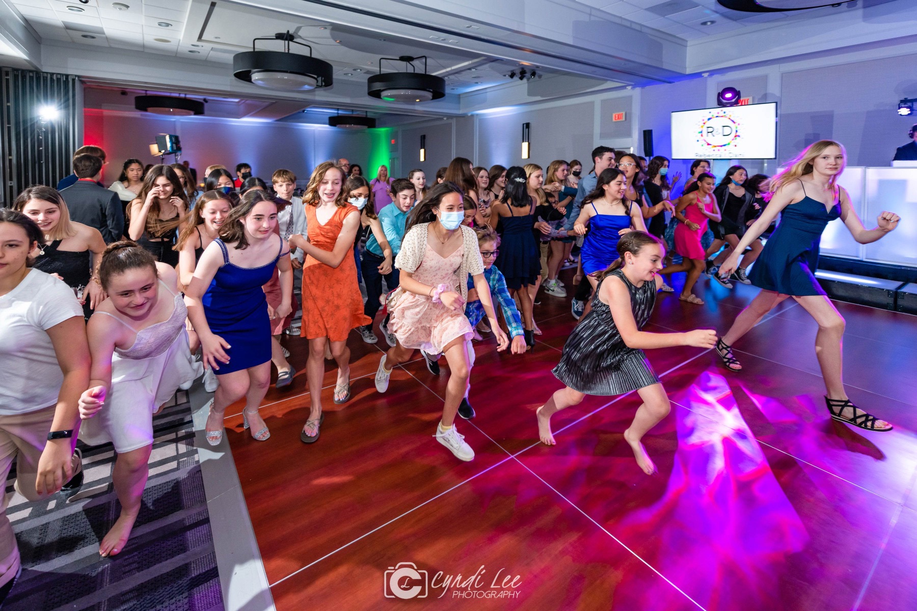 Guests dancing at an Epic Events party