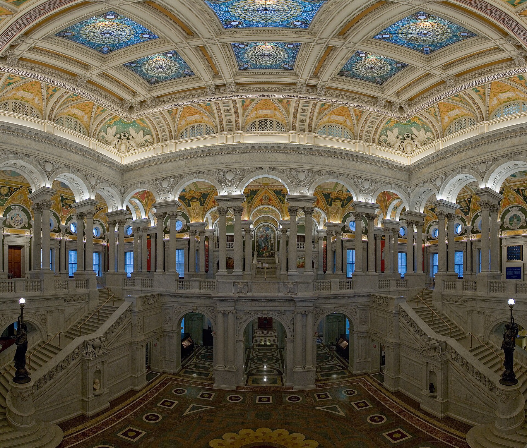 The Great Hall of the Library of Congress