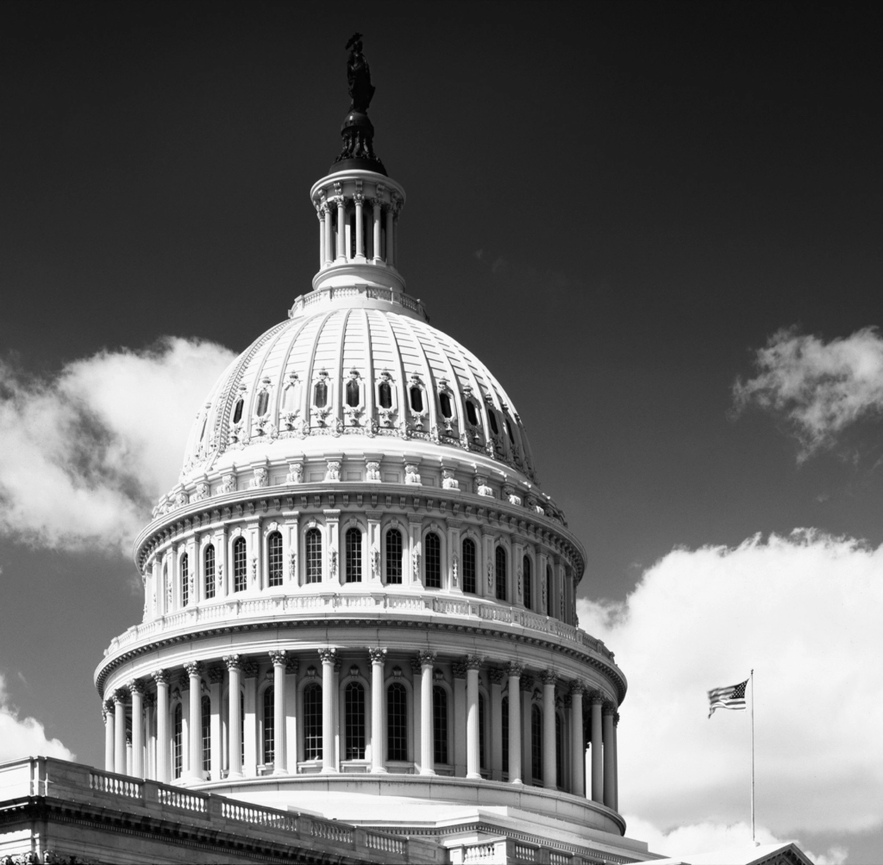 The dome of the US Capitol